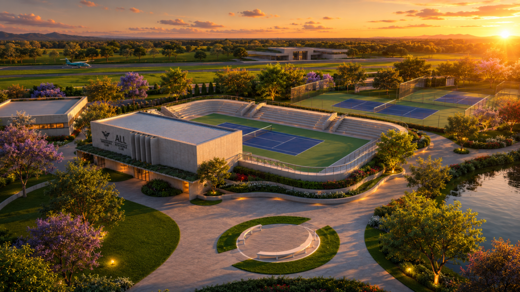 Rafael Nadal Tennis Center no condomínio All Resort SC.
