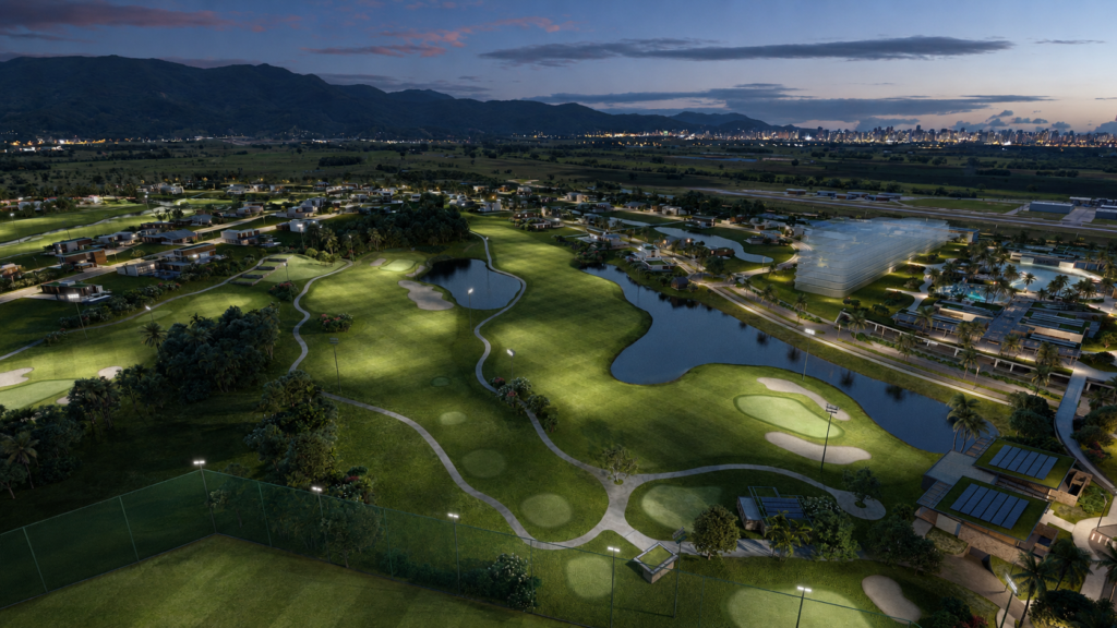 Primeiro campo de golf iluminado da américa latina no All Resort Porto Belo.